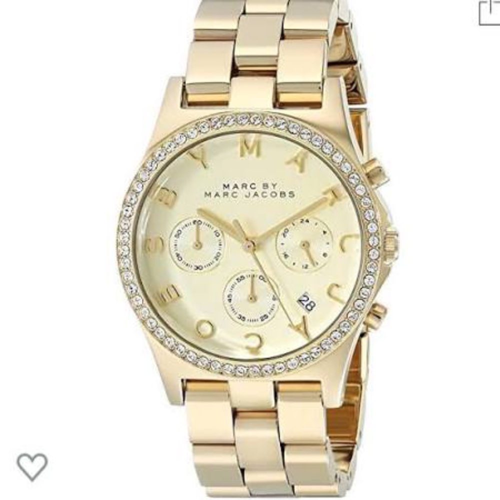 Marc Jacobs Women's Henry Chrono- mbm3105 Gold